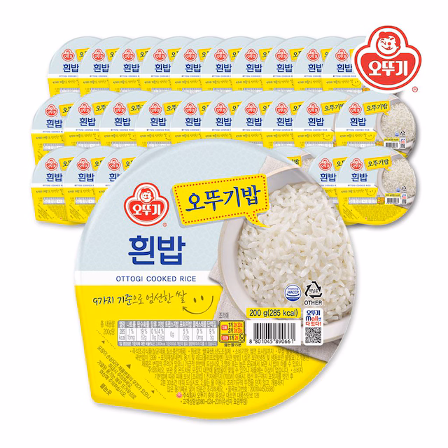 [오늘의집]오뚜기밥 흰밥 200g 36개