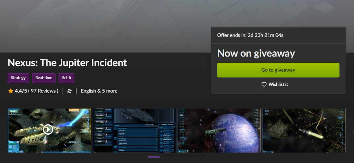 [GOG] Nexus: The Jupiter Incident