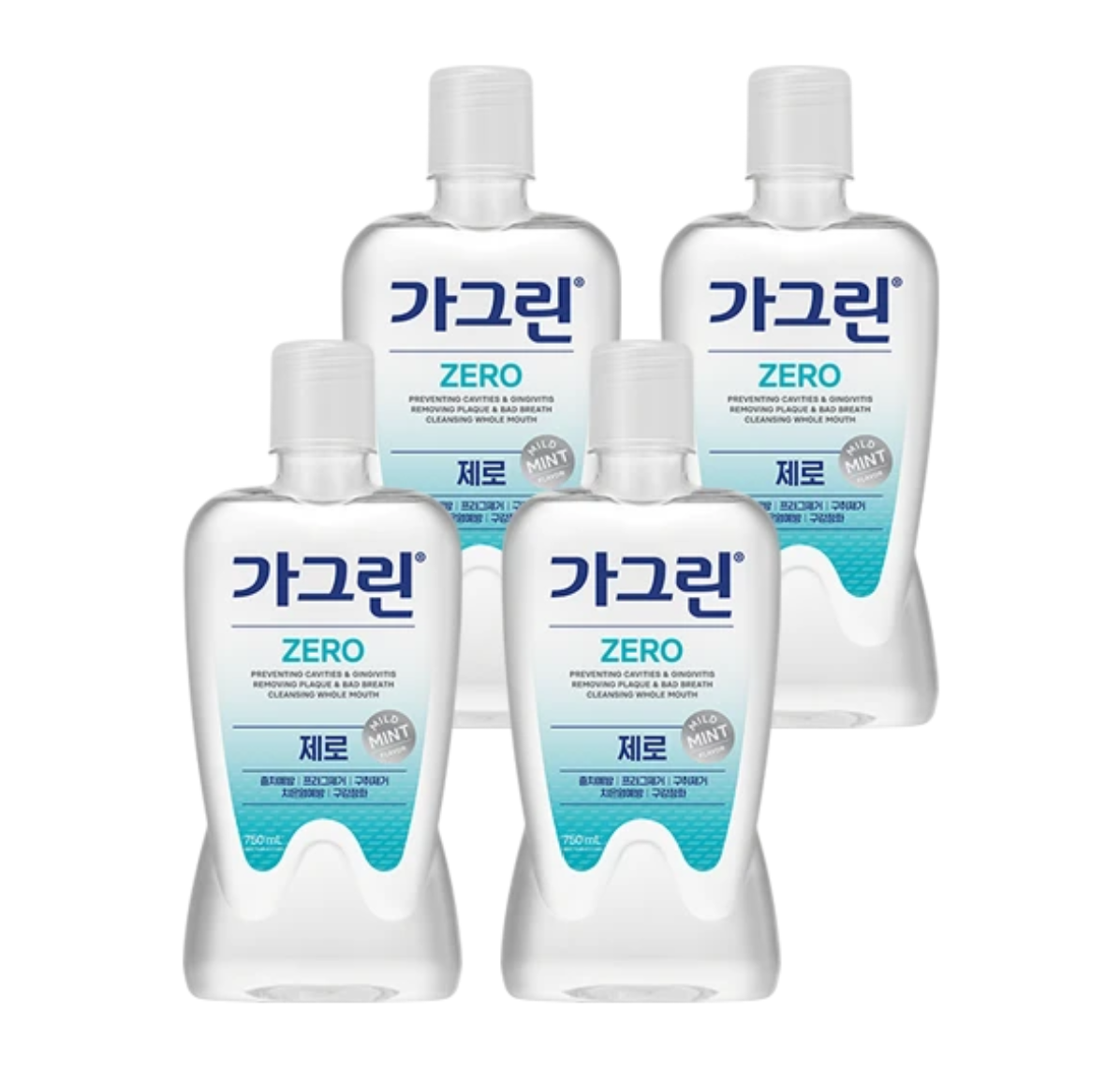 00시종료) 가그린 제로, 820ml, 대용량 4개입 초강추!