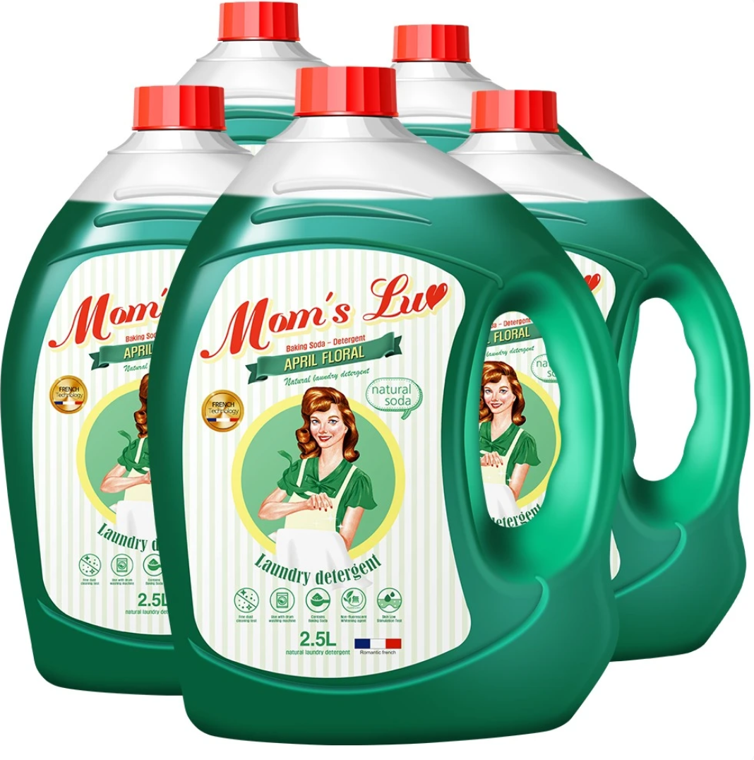 완판시종료) 맘스럽 플로럴 액체세제, 2.5L, 5개 5,400원