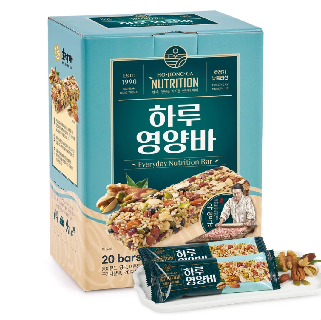 00시종료) 호정가 뉴트리션 하루영양바, 25g, 20개입, 1박스