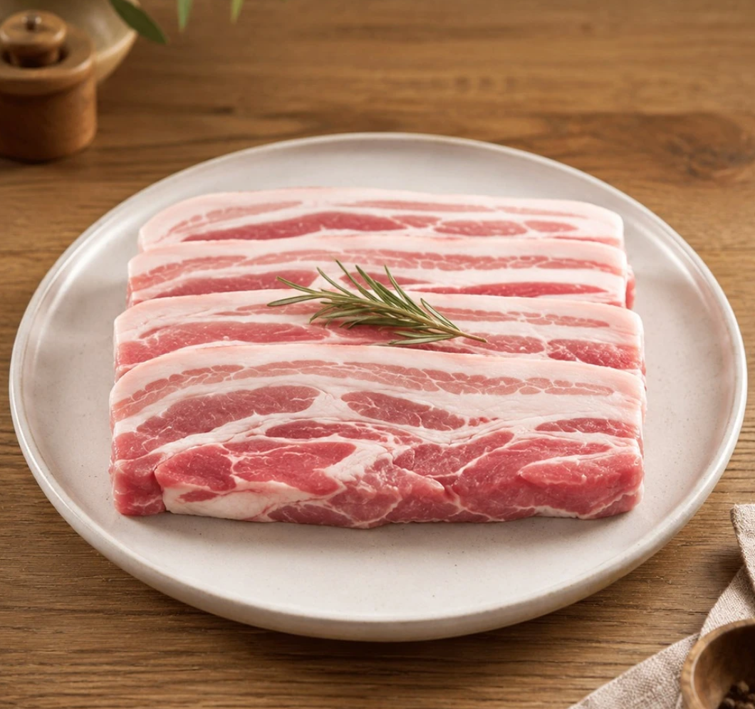 00시종료) 파파네정육점 구이용 오겹살, 1kg, 2개