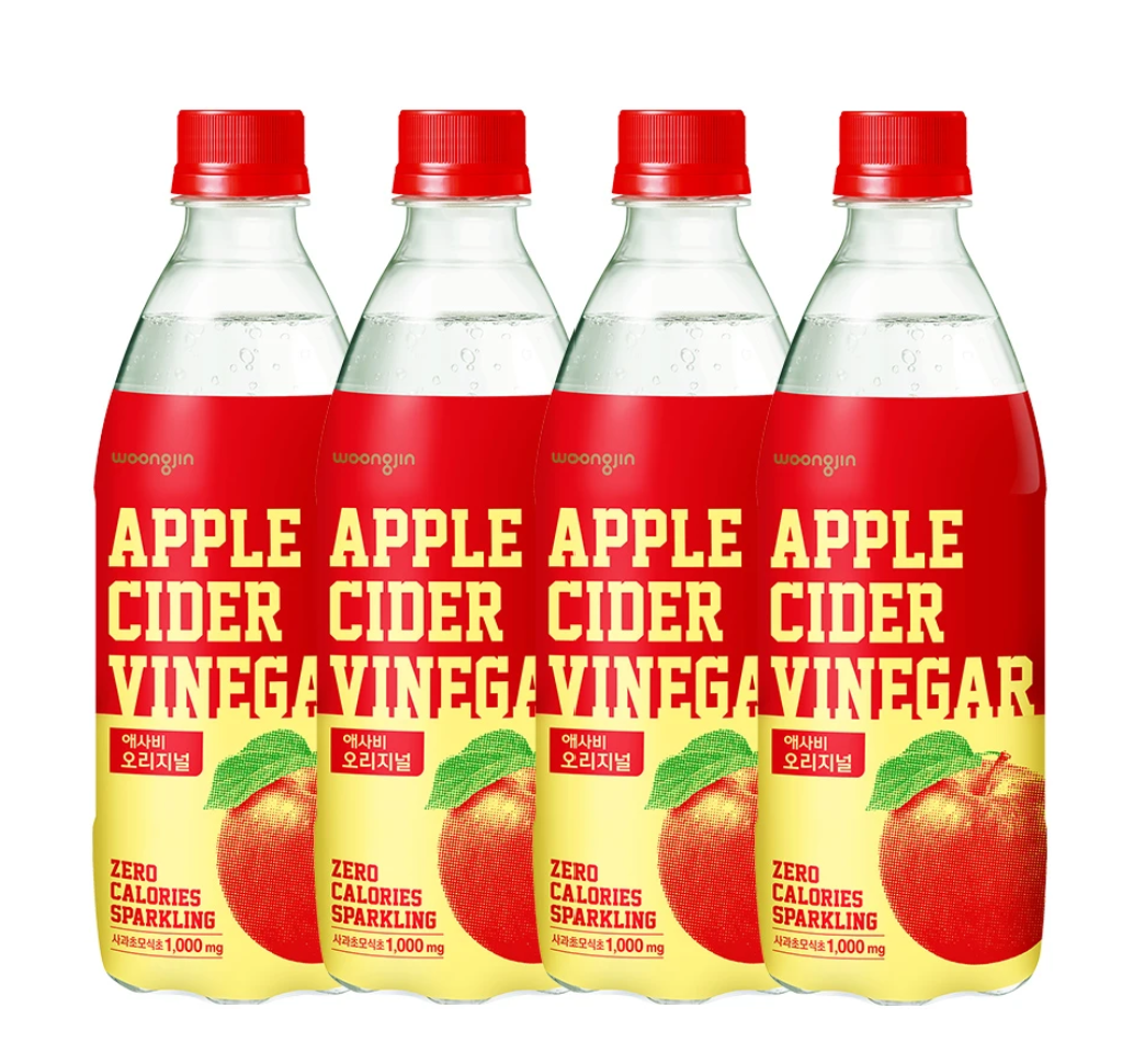 00시종료) 웅진식품 애사비 오리지널, 500ml, 24개